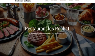 Site du Restaurant Les Rochat